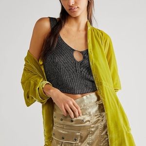 Free People NWT Halle Lurex Tank sz XS